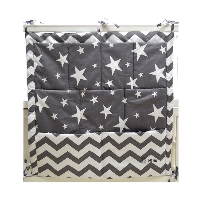 Baby Beddengoed Sets Cot Opknoping Opbergtas Gedrukt Baby Beddengoed Flessen Luier Diversen Multilayer Zakken Bag: NO3
