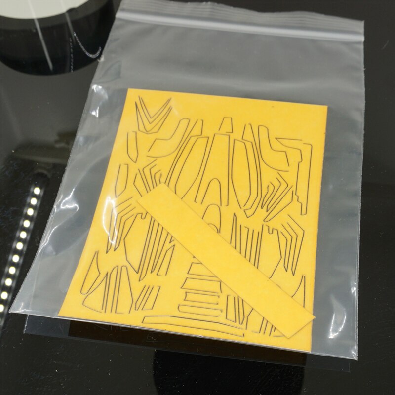 homemade decals for clear cowl shell AVANTE MK3/NEO VQS/ thunder shot MK2 polycarbonate body painting for tamiya MINI 4WD car: decal C