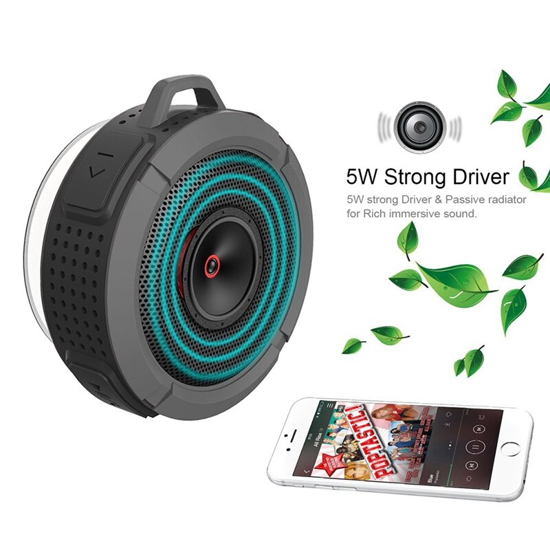 Handsfree Douche Speaker, Bluetooth Speaker, Waterdichte Luidspreker, draadloze Luidspreker Met 5W Driver Zuignap #8: Default Title