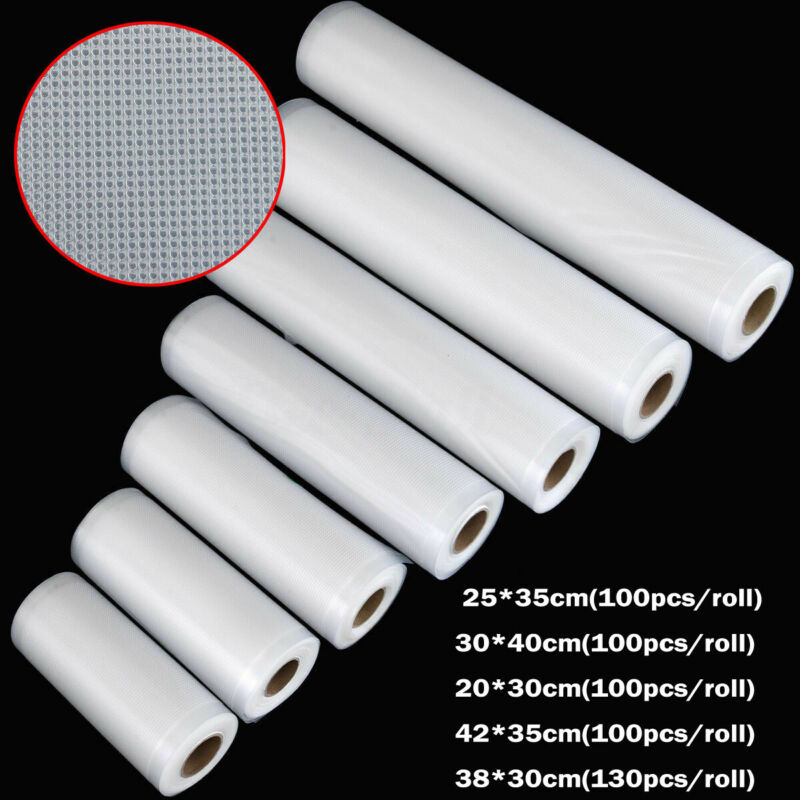 Family Kitchen 100pcs Saran Wrap Vacuum Food Sealer Storage Bags Vacum Sealer Dry Wet Pack Machine Food Bags