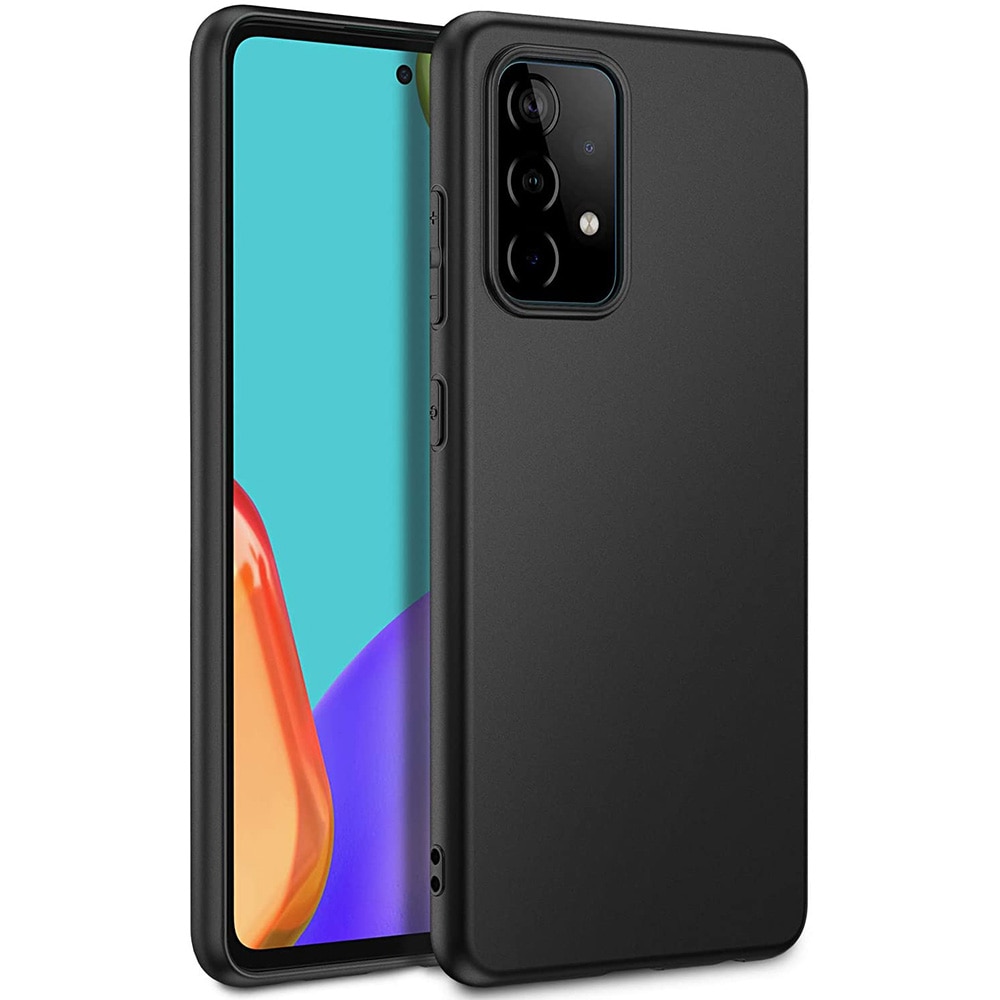 Funda para Galaxy A32 A52 4G 5G, cubierta negra mate suave de TPU a prueba de golpes para Samsung Galaxy A72 4G 5: For Galaxy A32 4G