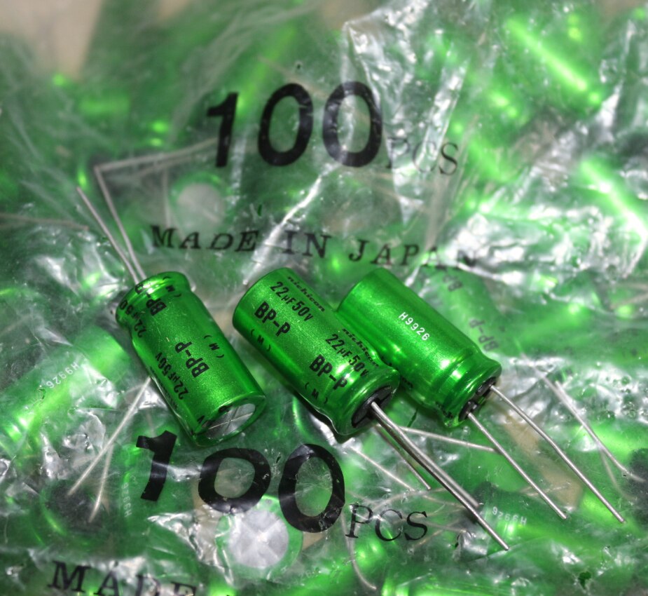 6PCS NICHICON MUSE BP-P 22UF 50V 12.5X25MM 50V22UF nichicon MUSE-BP 22 UF/ 50V BP ES non-polar 50V 22UF