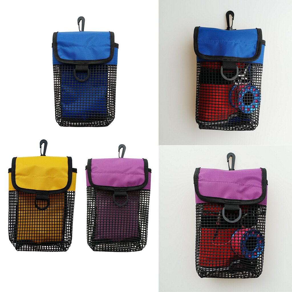 Bolsa de engranaje de malla para carrete de buceo, boya de marcador de seguridad SMB y otros equipos de buceo