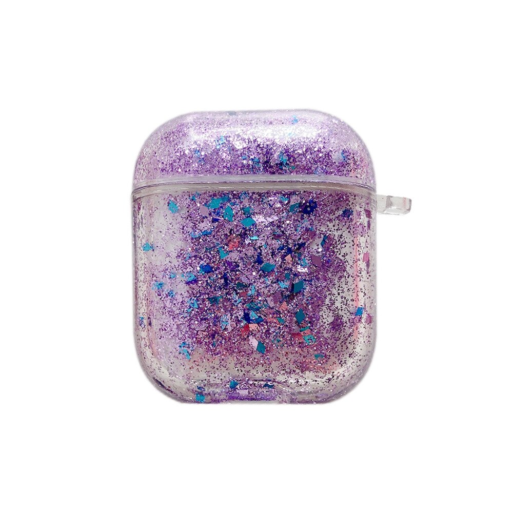 Liquid Quicksand Earphone Case For Apple Airpods 2 1 Air Pods Glitter Sequins Headphone Headset Cover AirPod Protector Shell