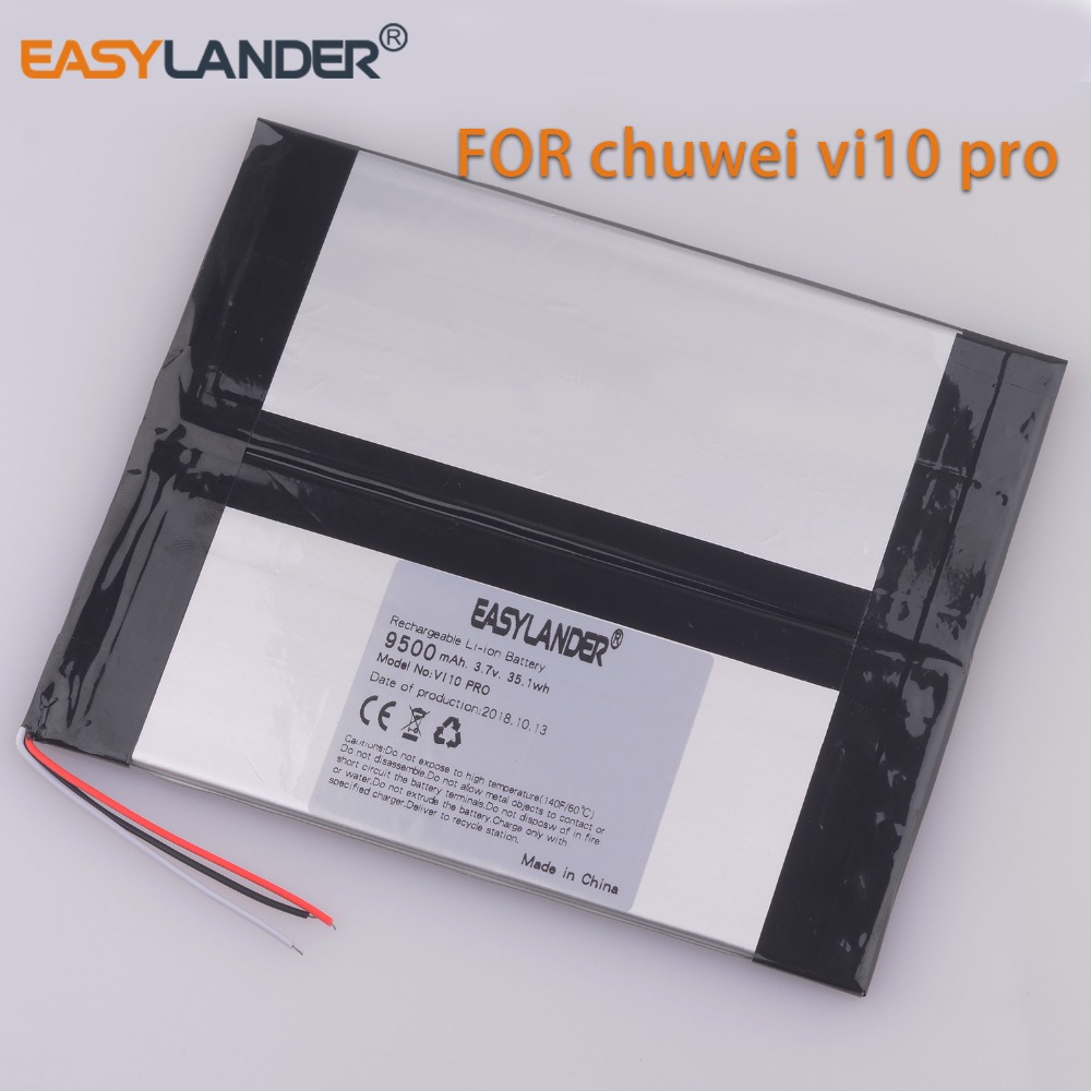 3.7V 9500mAh PLIB polymer lithium ion / Li-ion battery for tablet pc CHUWEI VI10 PRO Chiwei vi10 pro 10.1inch Windows system