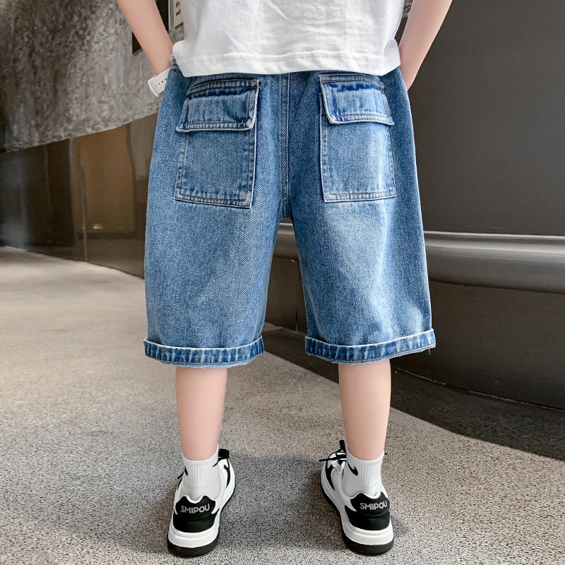Pantaloncini sportivi per bambini estate Casual cotone nuovi arrivi abiti moda pantaloni elastici in vita pantaloni corti allentati per studenti 5-14 anni