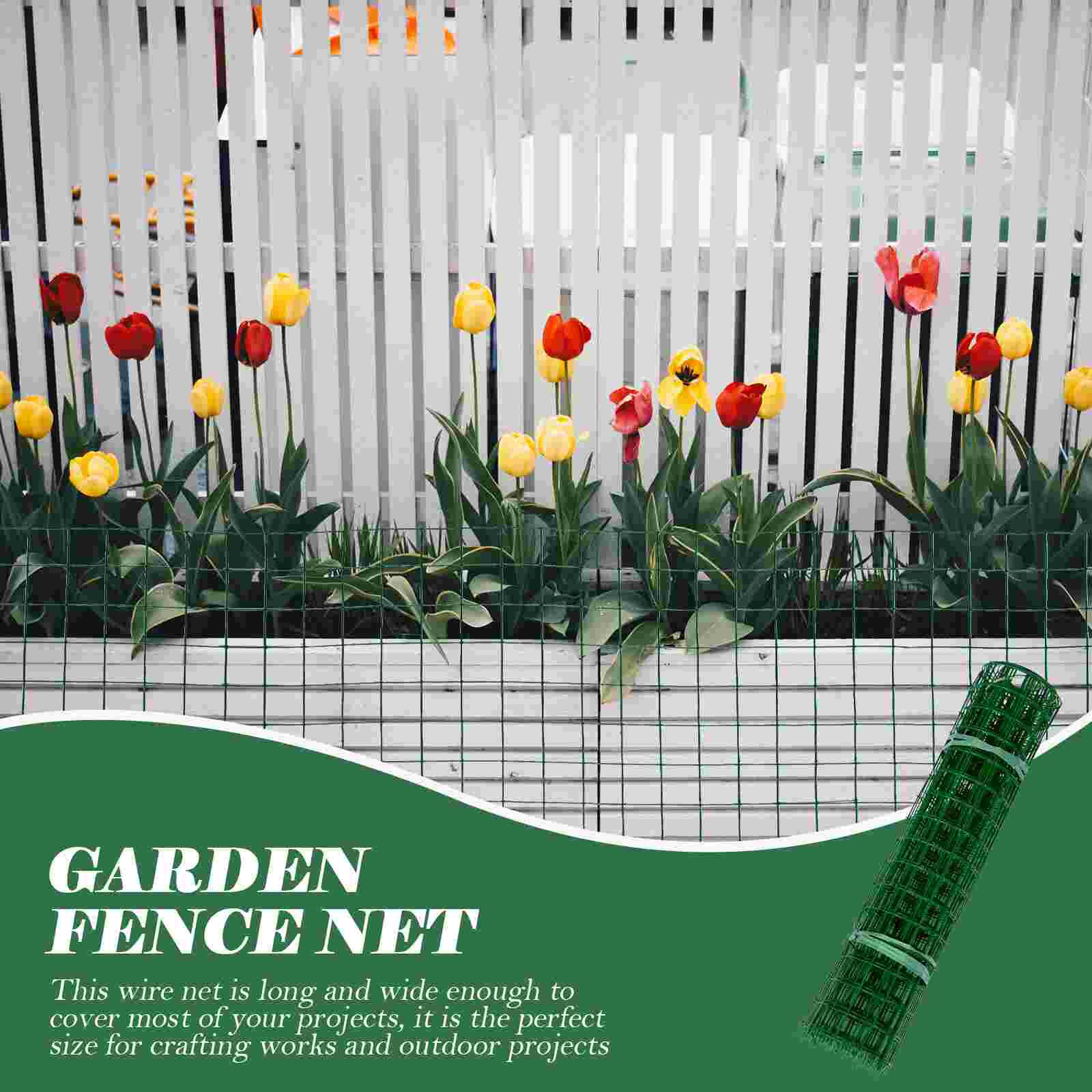 Vinyl Coated Galvanized Roll Garden Fence Iron Wire Mesh For Garden Use