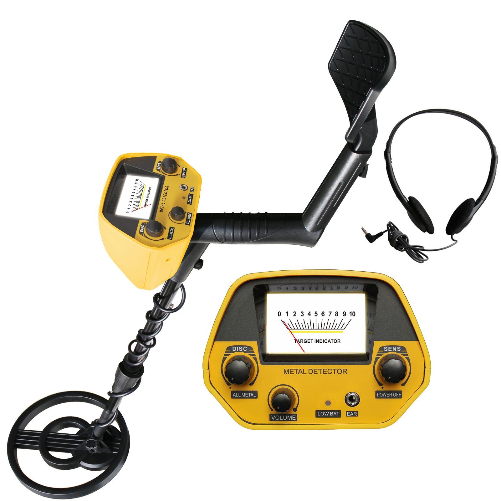 KKMOON GTX5030/MD 4030 Underground Wire Iron Metal Gold Detector Adjustable Tracker for Treasure Search Metal Detector: GTX5030 set 2