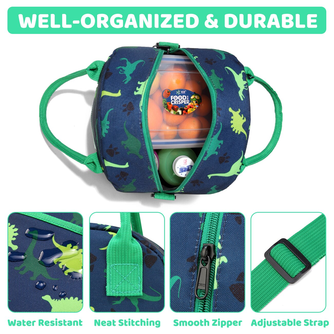 VASCHY – sac à Lunch léger et isolé, fourre-tout pour enfants, garçons et filles, école, garderie, maternelle, boîte à Lunch