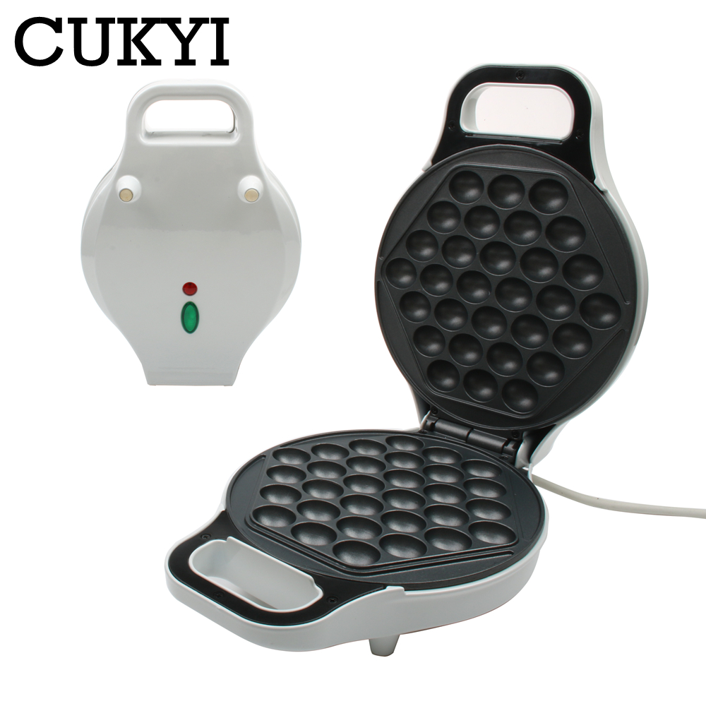 CUKYI Household Egg Waffle maker selectric Chinese Hong Kong eggettes puff cake waffle iron maker machine bubble egg cake oven