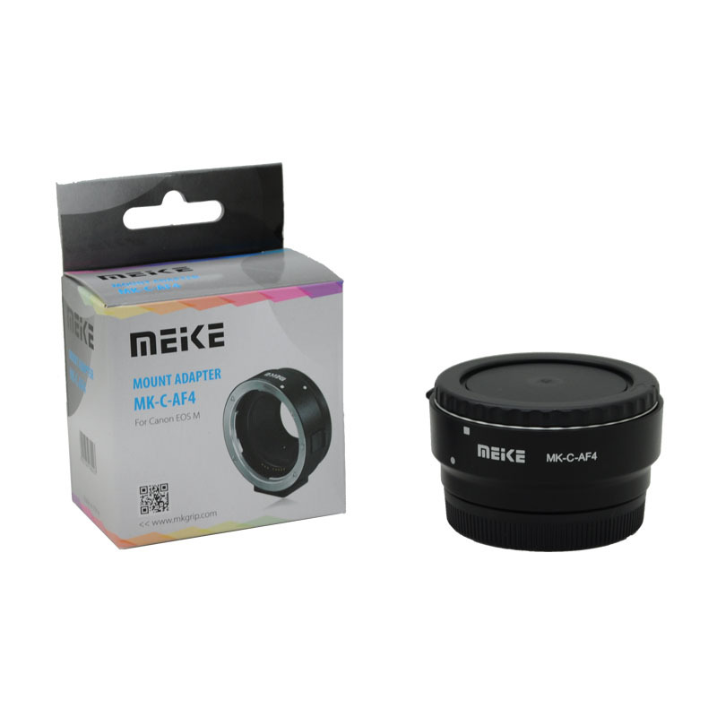 Meike MK-C-AF4 Meike Elektronische Autofocus Adapter Voor Canon Ef EF-S Lens EF-M Eos M50 M10 M5 M6 M100 m1 M2 M3 M4 Camera