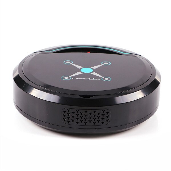 Rechargeable Auto Cleaning Robot Smart Sweeping Robot Floor Dirt Dust Hair Automatic Cleaner For Home Electric Vacuum Cleaners: Black