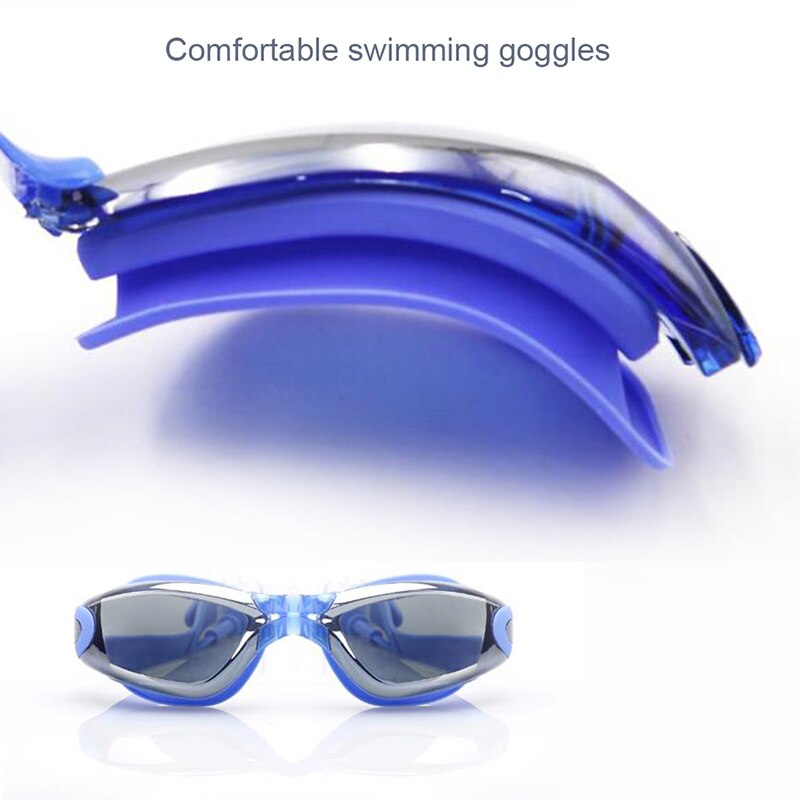 Nowy regulowany gogle gogle pływackie anty-mgła ochrona UV dla dzieci wodoodporny silikonowy lustrzane okulary pływackie