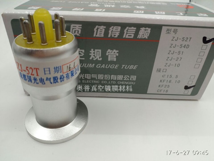 ZJ-54D KF25 ZJ-52KF25 Flange Interface Metal Vacuum Gauge Thermocouple Gauge