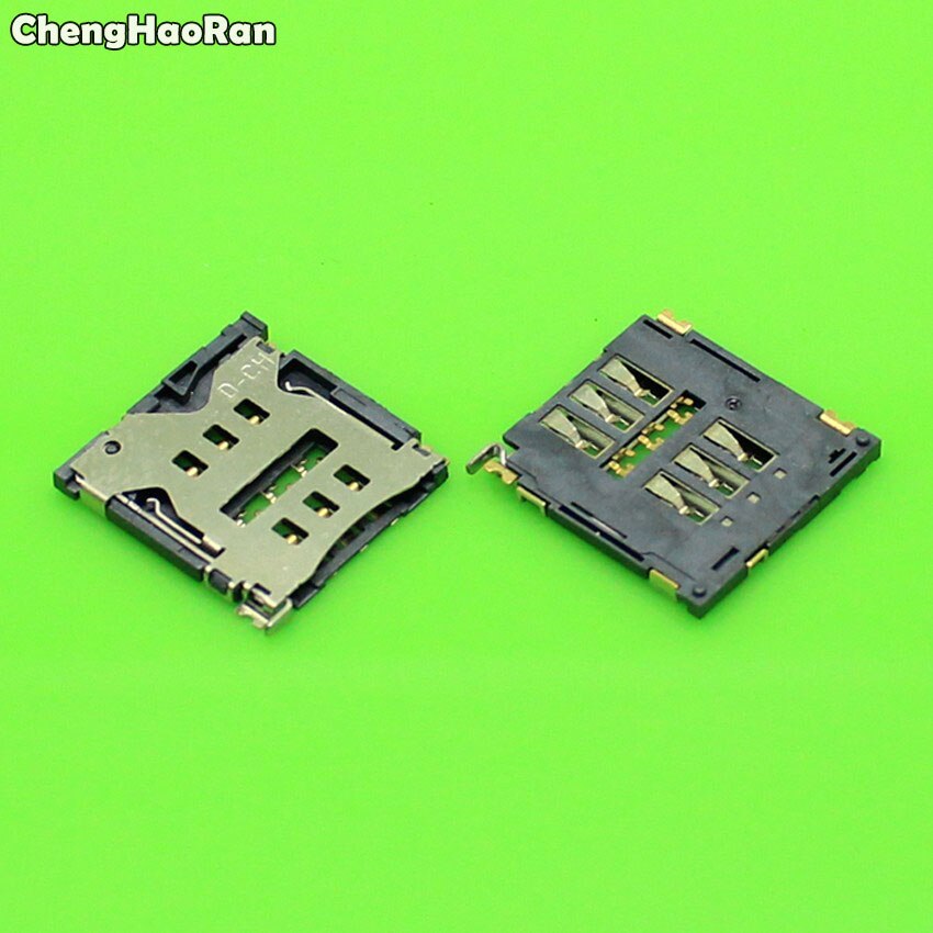 ChengHaoRan 2 stks Sim Kaartlezer Houder Sleuf Socket Voor iPhone 4 4 s 5 5 s 5C 6 6g 4.7 &quot;Sim Reader