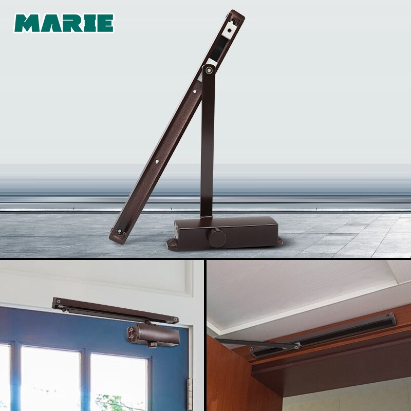 Marie4403H Aluminium Deurdranger Hydraulische Automatische Stille Sluiten Deur Non-Positionering Kantoor Residentiële For40-65kg Deur