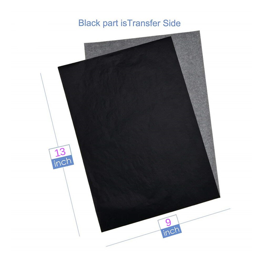 A4 Black Carbon Transfer Tracing Paper Graphite Carbon Paper For Clothes Canvas And Other Art Surfaces