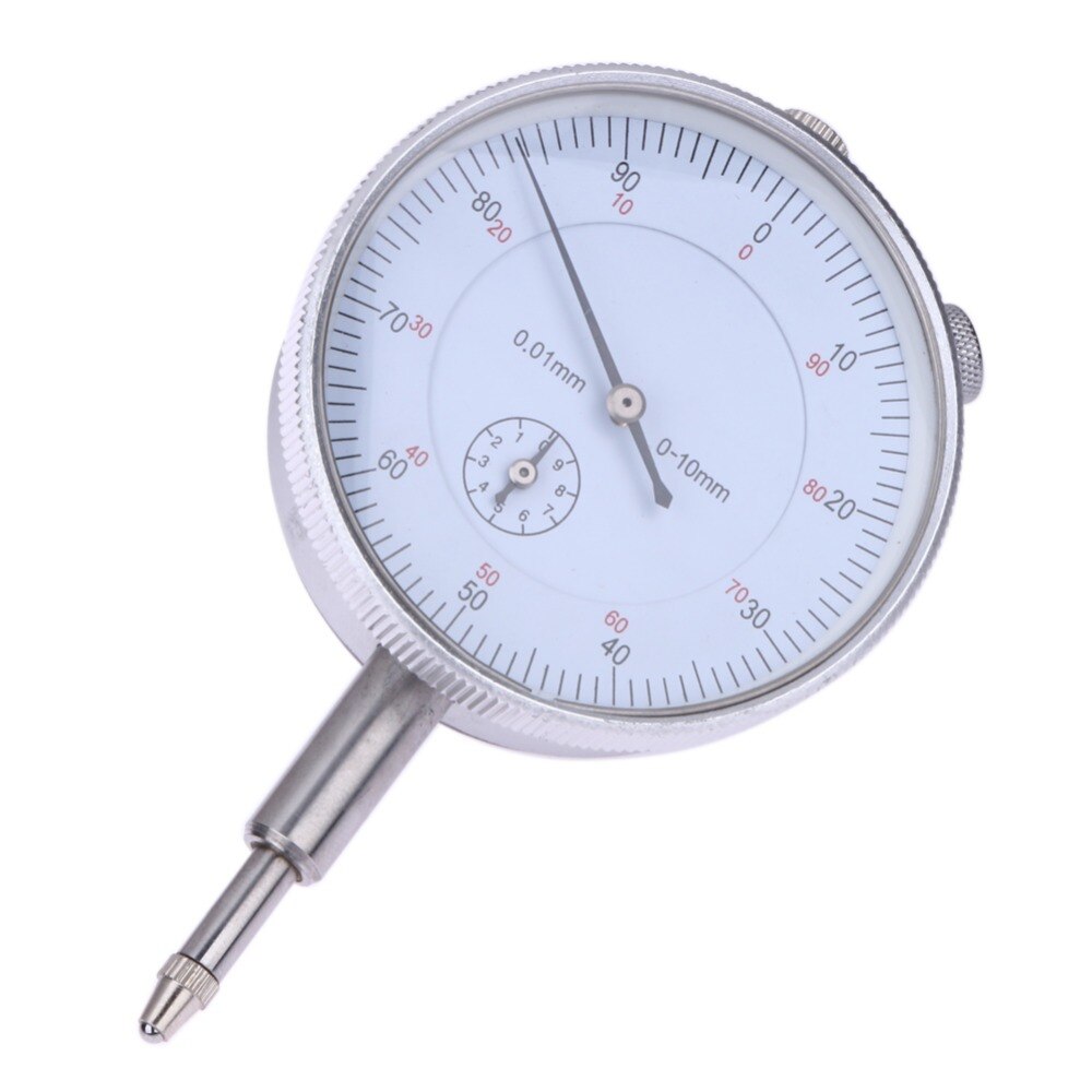 Dial Indicator Precision 0.01mm Accuracy Gauge Test With Lug Back Measurement 0-10mm Meter Resolution Indicator Gauge