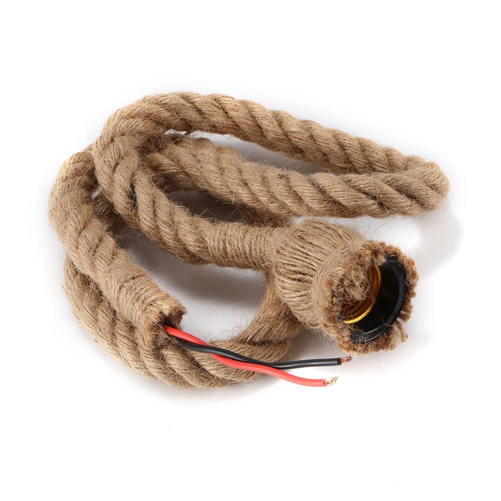 Chandelier Rope Retro Style Restaurant Bar Hemp Rope Falling Light Retro Rope Cafe Light Decorative Light Rope Retro Style