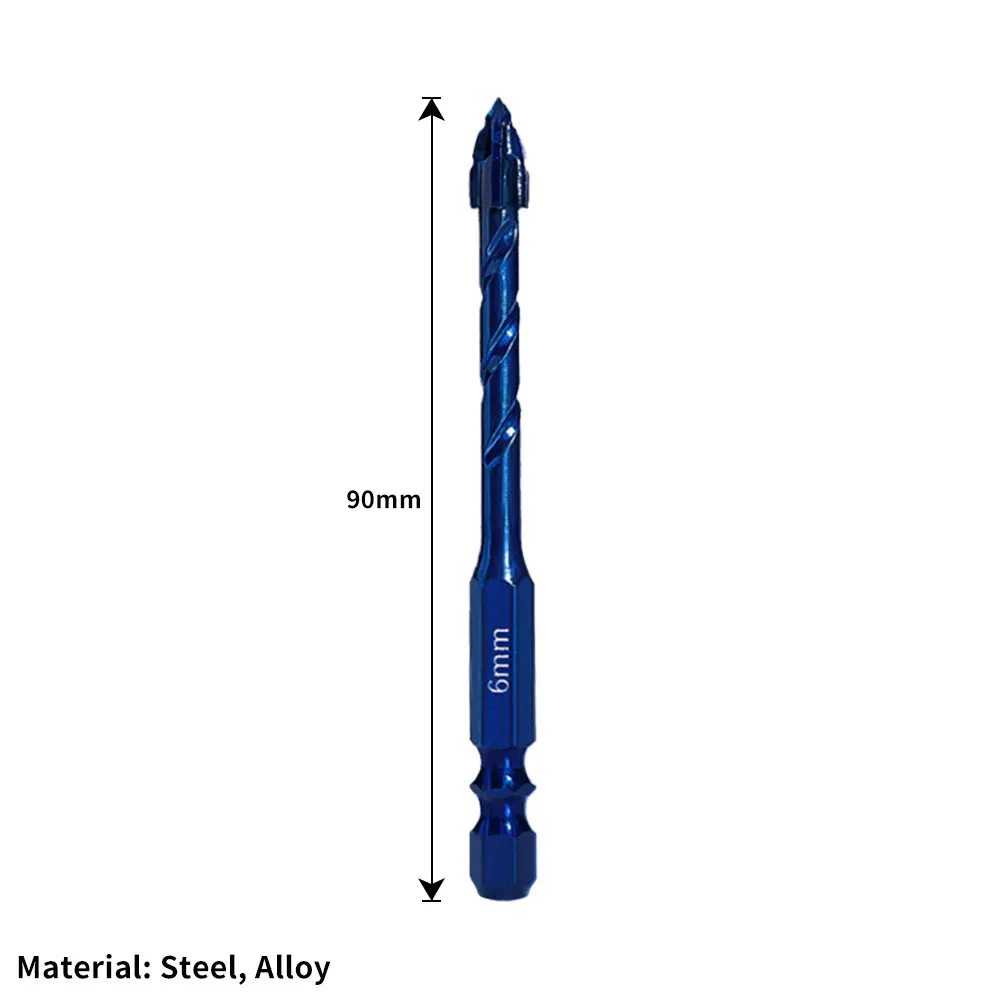 Four-Flute Sawtooth Eccentric Drill Bit: Brown