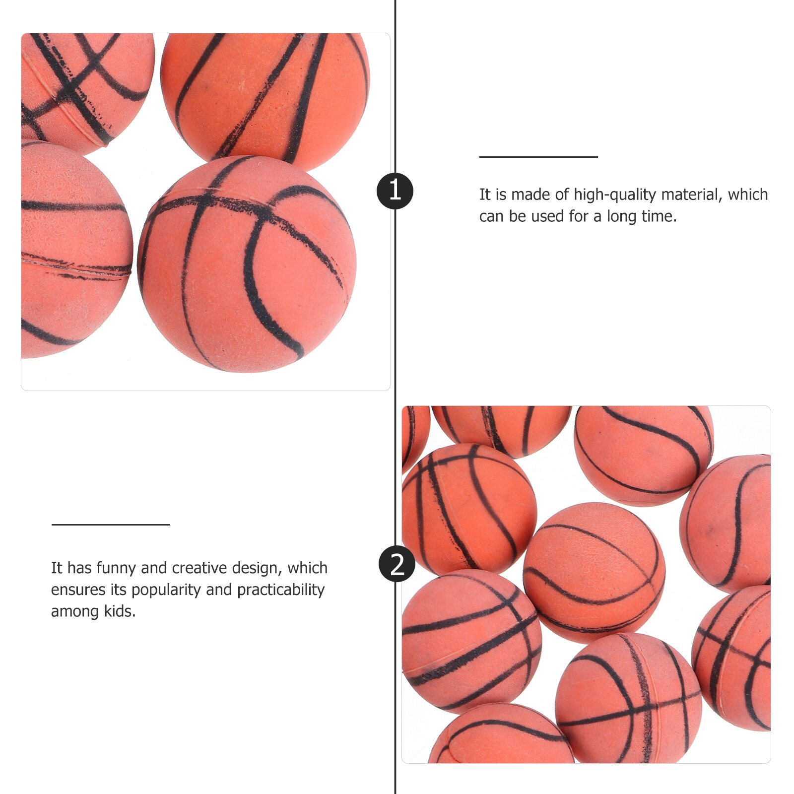 12 pieces plastic educational balls bounce basketball for children girls boys