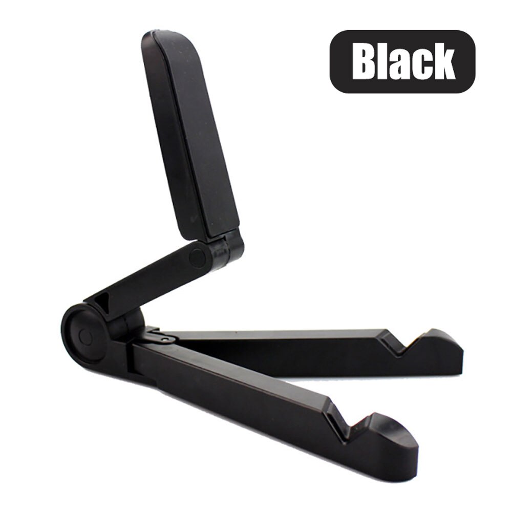 Soporte plegable para tableta y teléfono, accesorio para Ipad Pro 12,9 11 Air 4, Xiaomi, Samsung, Huawei: Black