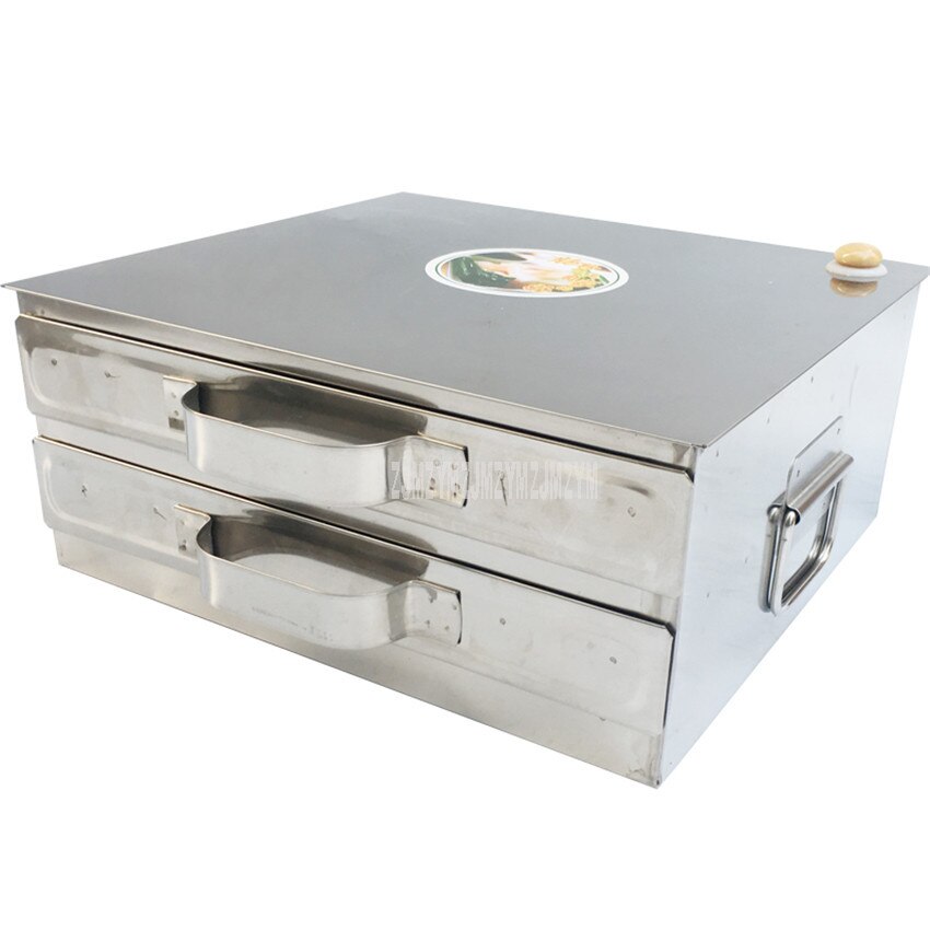 2 Layer Stainless Steel Rice Noodle Roll Steamed Bun Steam Machine Vermicelli Roll Steaming Furnace Food Steamer Household Use