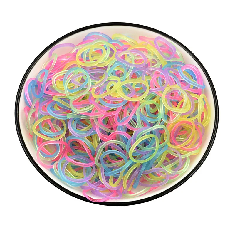 Bandes de caoutchouc pour métier à tisser, bandes arc-en-ciel, faire des bracelets tissés, jouets de bricolage, de Noël pour les enfants, artisanat d'art, 300 pièces