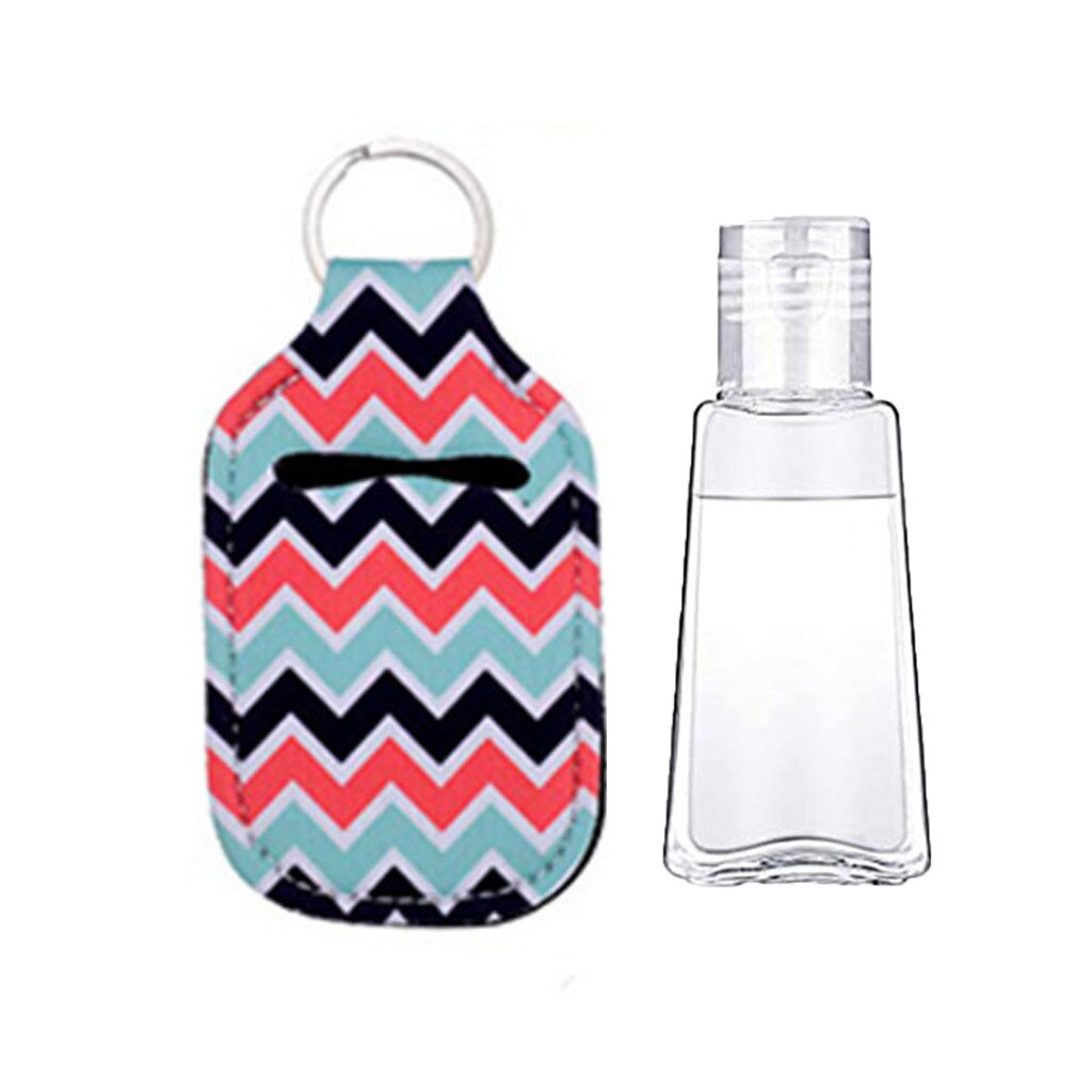 Key Chain Hand Sanitizer Dispenser Multi-functional Hand Sanitizer Bottle Key Storage Case Hook Holder Wall Hand Sanitizer Pumps: B