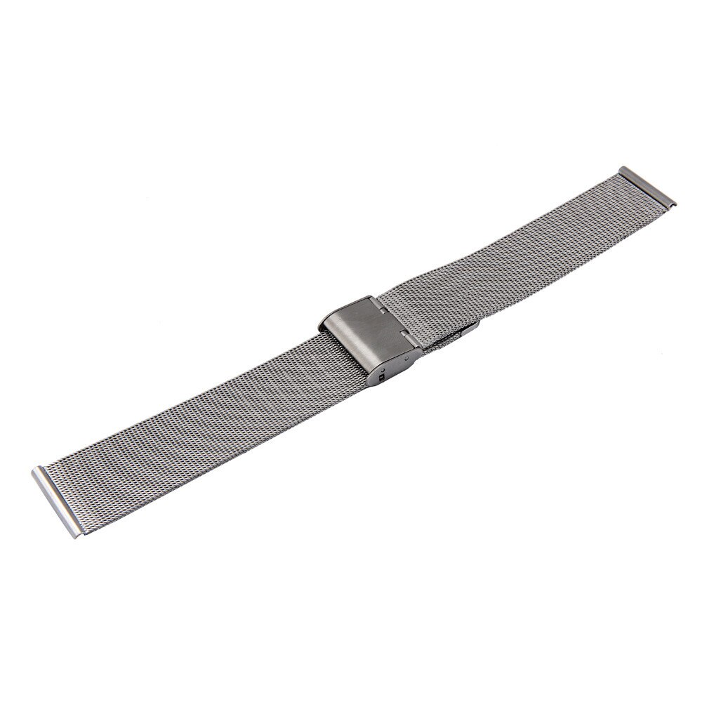 Bracelet de montre-Bracelet milanais de Bracelet de montre 22mm argent noir or Bracelet de remplacement de Bracelet de montre en acier inoxydable