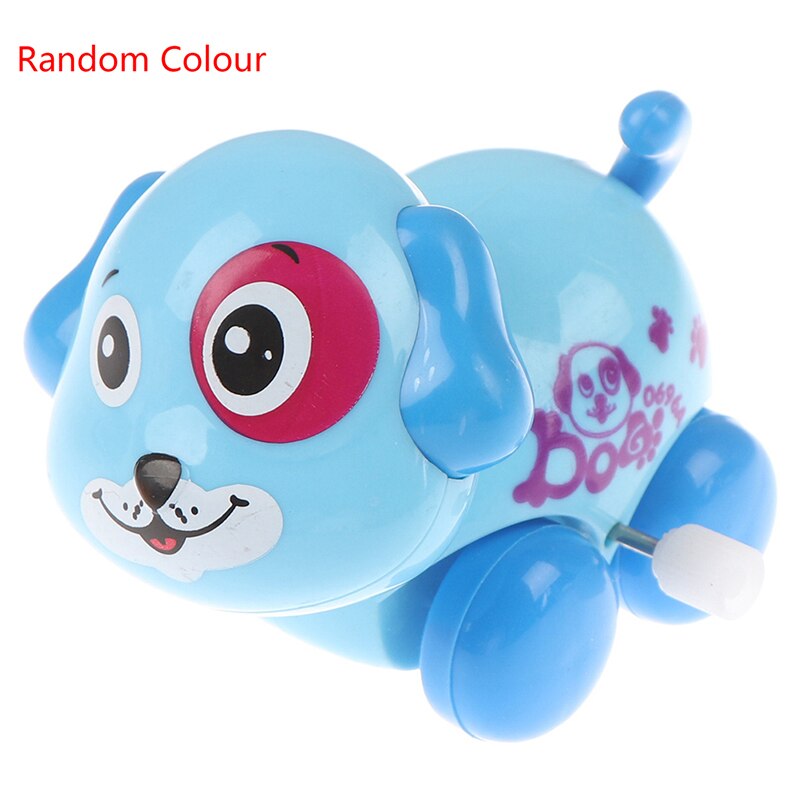 8*6*6,5 cm Lustige freundlicher Baby Spielzeug Karikatur Ebene Hund Wind hoch Spielzeug Uhrwerk Pädagogisches Spielzeug