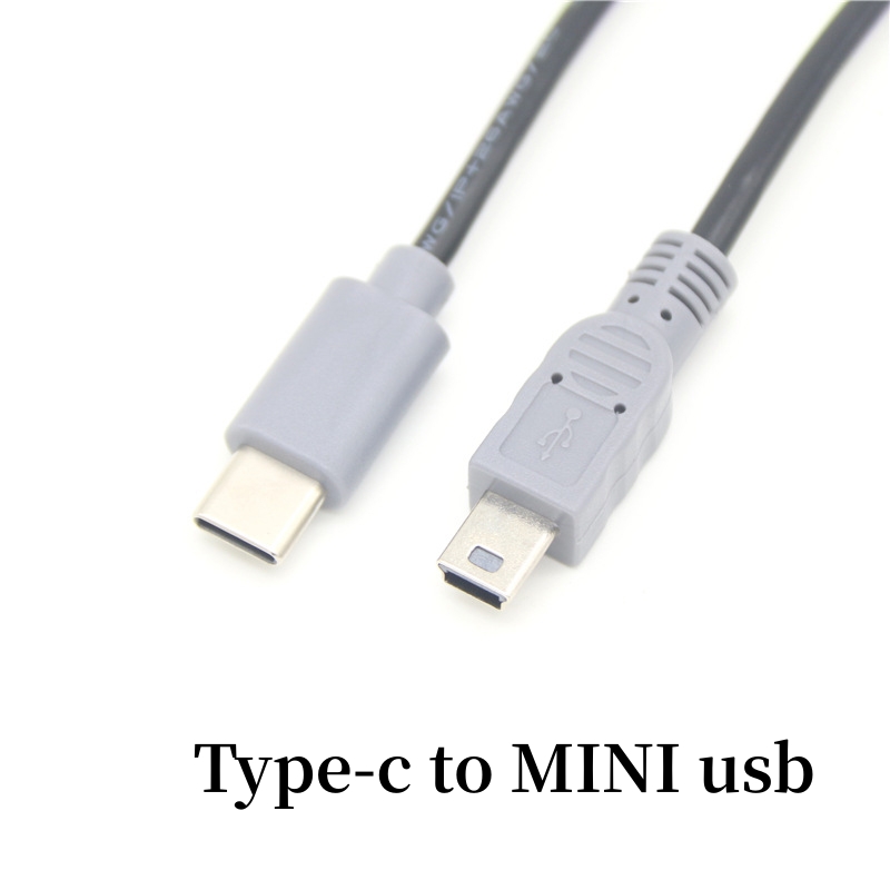 Typ-c till micro-usb mini-usb mikro-usb-datakabel för android-telefon otg dataöverföringsladdningstråd koppar 30cm 50cm: Orange / 0.5m