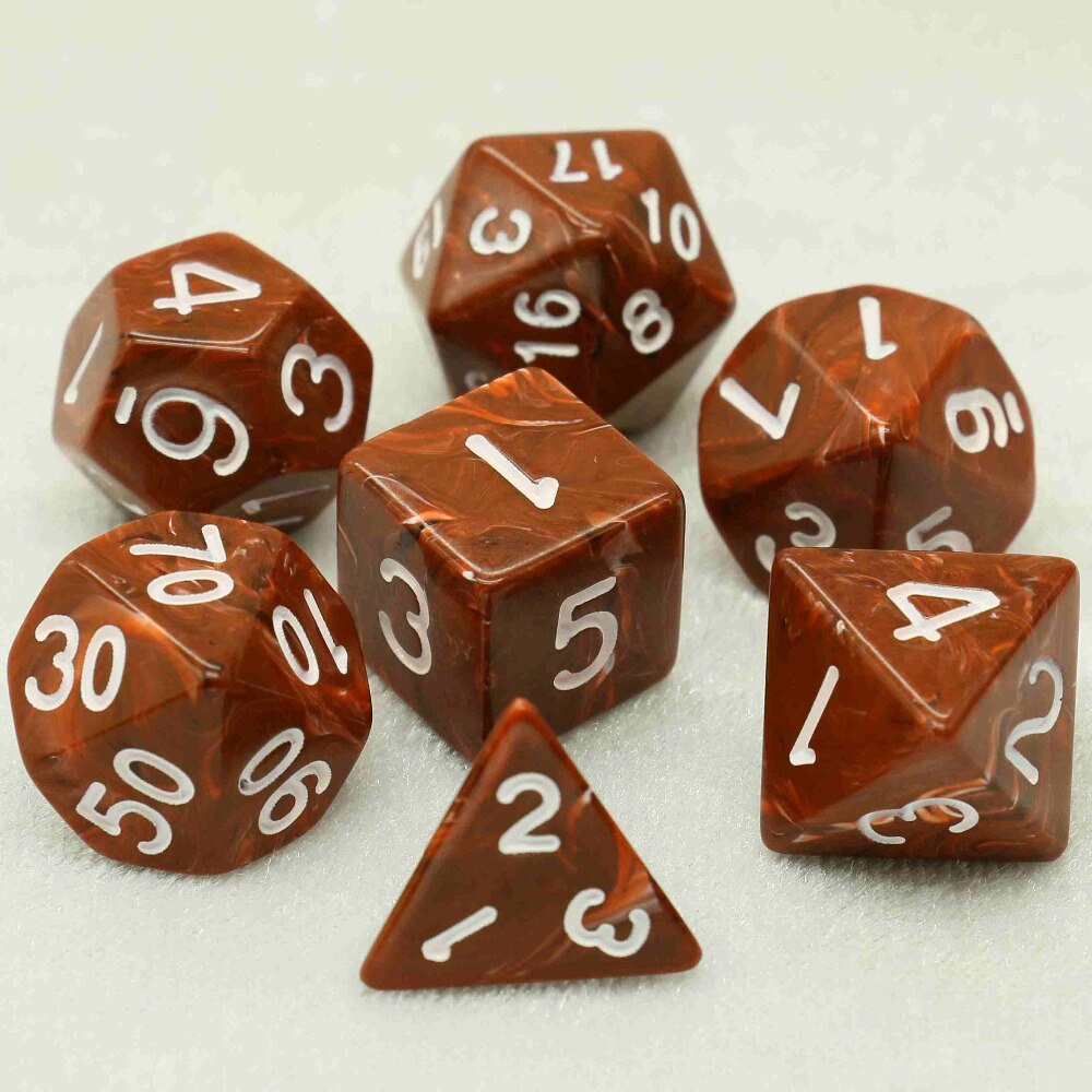 7 kpl/setti noppaa d&d  d4 d6 d8 d10 d% d12 d20 monitahoinen trpg-pelien noppasetti lautapeliin: D