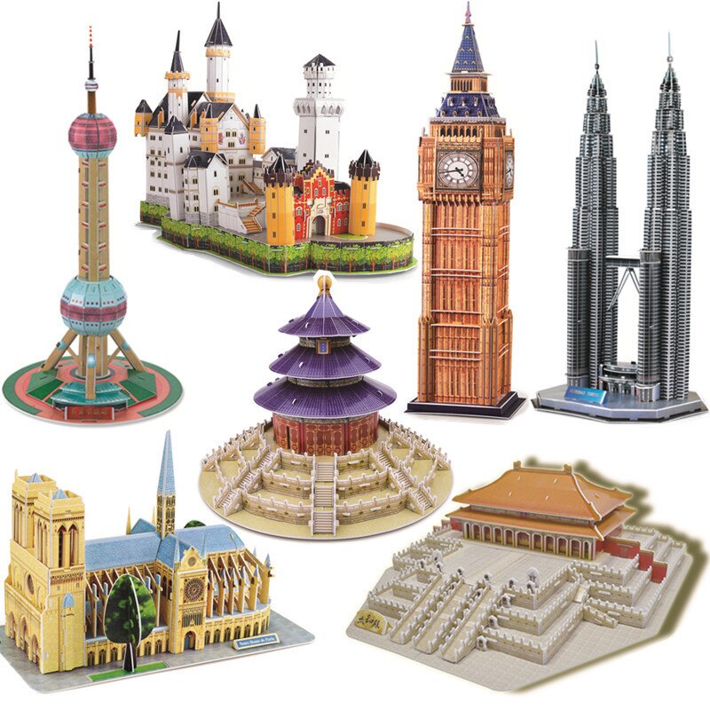 Carb Building Model Sets 3D Puzzel Big Size Notre Dame Kathedraal Architectuur Educatief Speelgoed Voor Kinderen Volwassen Verzamelen