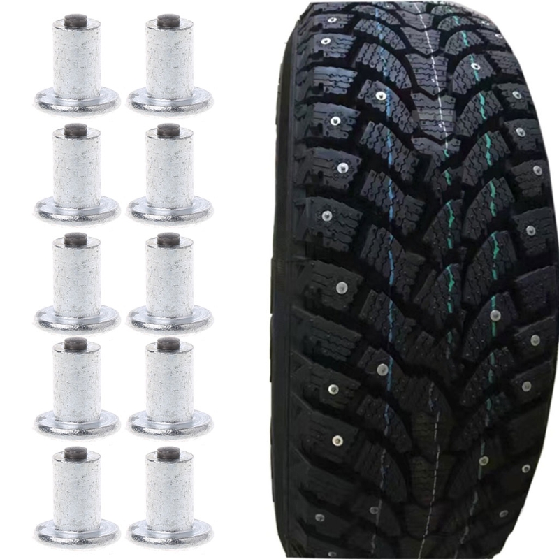100 kpl autopyörän renkaat nastat vanteen rengas tyhjät piikit lumi talvi universaali 9-10-1mm