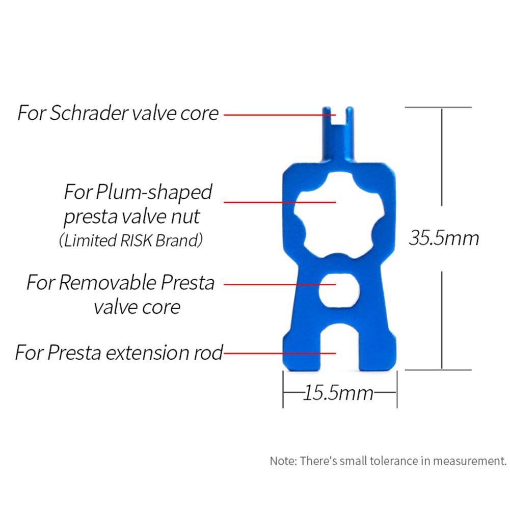 4 in 1 cykel ventil værktøj skruenøgle multifunktion schrader presta ventilkerne fjernelse installationsværktøj til mtb landevejscykel tilbehør