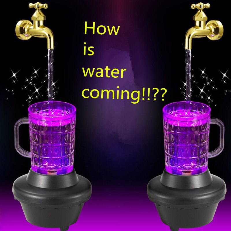 Magische kraanlamp kleurrijke magische kraan persoonlijkheid waterkolomlamp sfeerverlichting led waterkoker