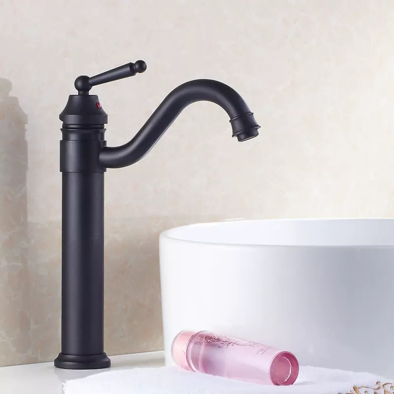 Wastafel Kranen Antiek Brons Badkamer Kraan Warm & Koud Messing Badkamer Wastafel Kraan Dek Gemonteerd Lavotory Kraan Mixer Waterkraan: green