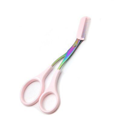 Recortador de maquillaje cosmético com Beauty Girl Lady Eyebrow Scissorb shear groom hair trim Eyelash eye brow tool