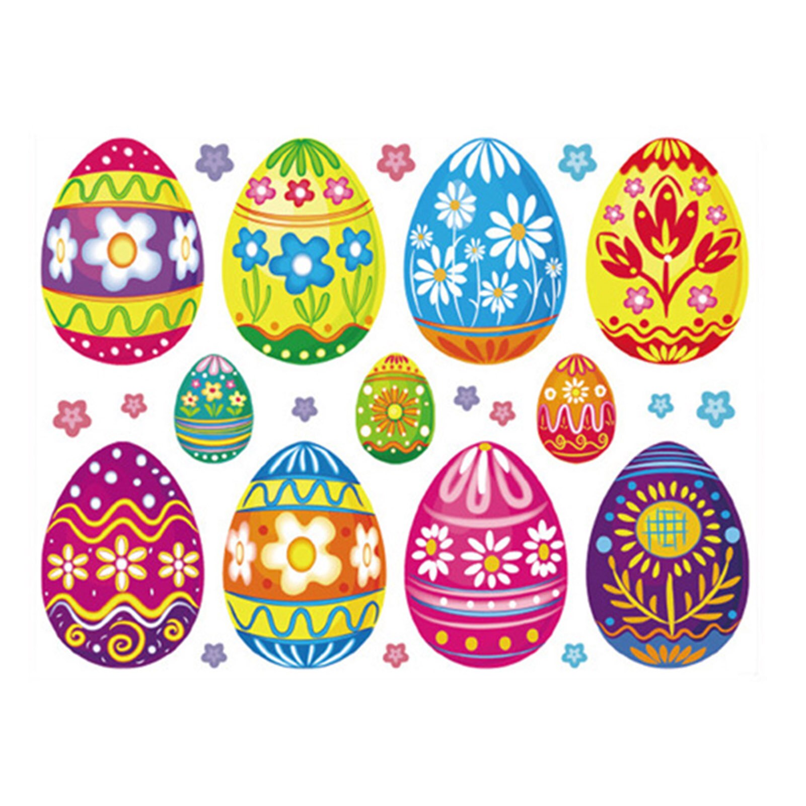 Easter Decorations Bunny Window Clings Decor For Home Office Kids School Party Decorations Supplies Hogard