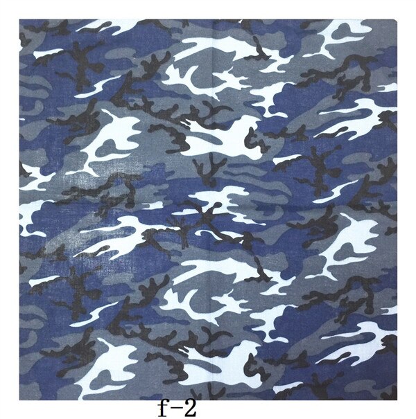 Camouflage Bandanas Cotton Headwear Women Scarves Headband Men Camping Mask Gaiters Braga Cuello Hiking Scarves: f-2
