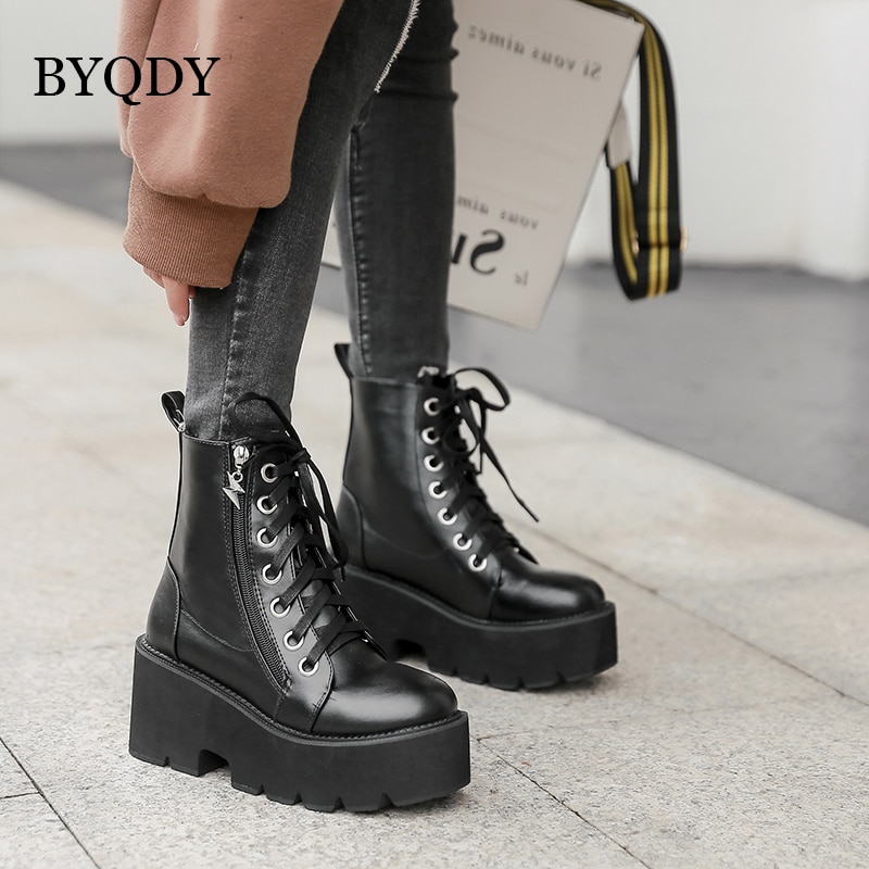 BYQDY, primavera Otoño, zapatos de mujer, cuñas – Grandado
