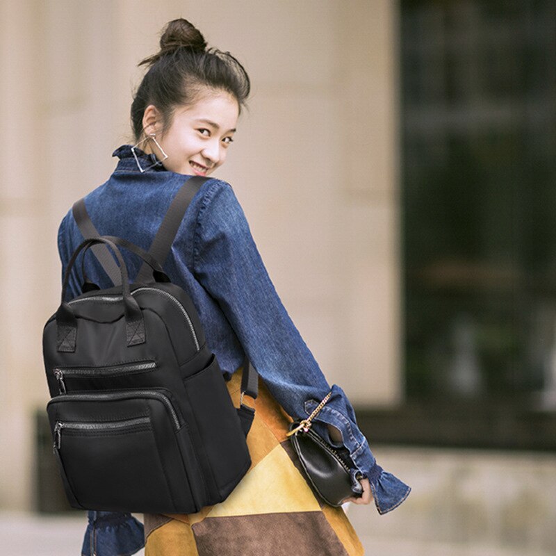 Einfache Oxford Tuch Rucksack Fluss Reise Frauen Tasche Einkaufen Neue Stil Rucksack Frauen