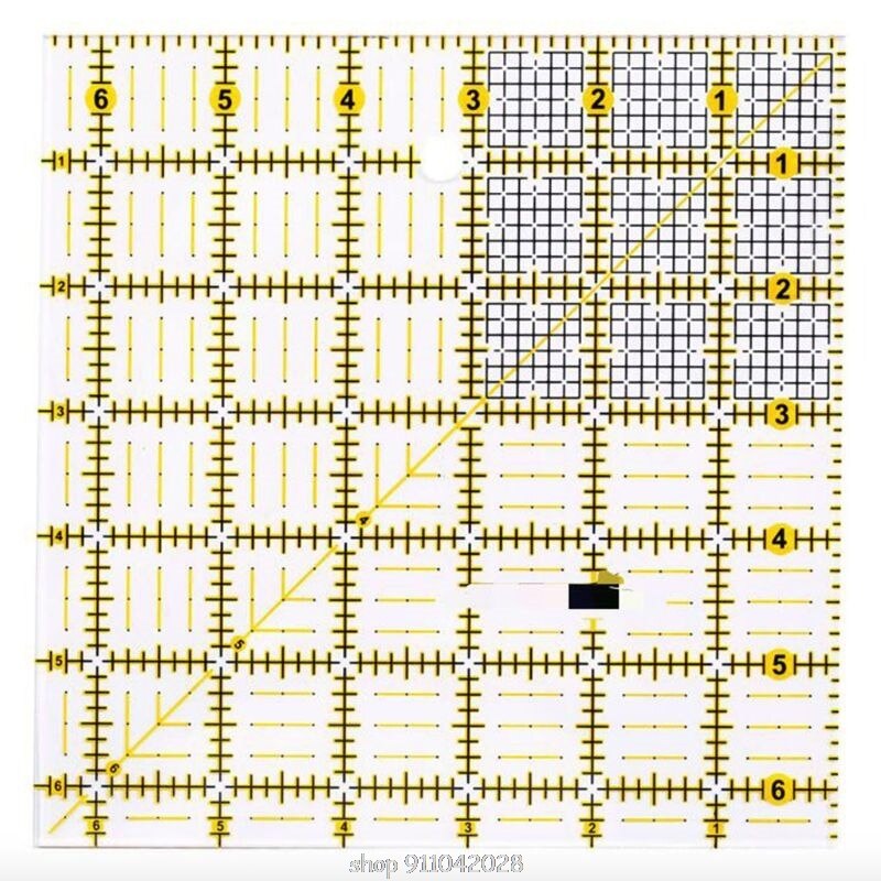 Multifunction Acrylic Patchwork Drawing Ruler Quilting Sewing Measuring Yardstick Tool Home Tailor N13 20: 5AC402820-D