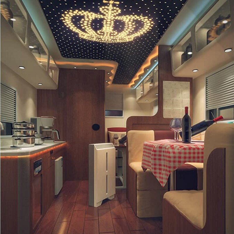 etrnLED 4pcs LED Spotlight 12V Cars Interior Lighting Boat Camping Trailer Motorhome RV Carava Camper Van Roof Ceiling Lights 3W