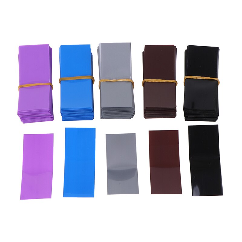 100 sztuk/partia bateria litowa enkapsulacji rury 18650 dedykowane rurki termokurczliwe Wrap izolowane odnowić pokrywa skóry folii pcv