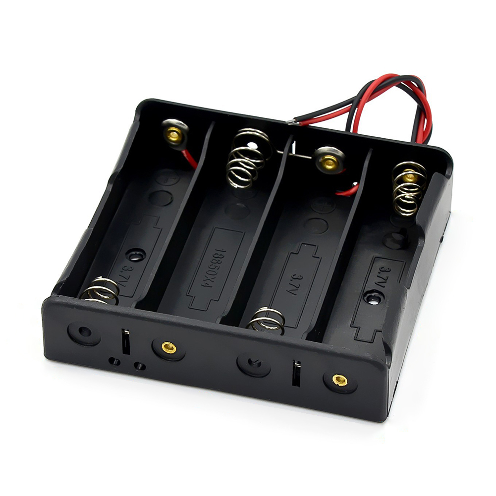 ALLOYSEED 18650 Power Bank Case 1X2X3X4X18650 Batterij Houder Opbergdoos 1 2 3 4 Slot 18650 Oplaadbare Batterijen Container: 5Pcs 2X18650