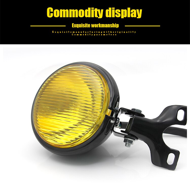 Universal 5'' Retro Motorcycle Headlight For CG125 GN125 For Harley For Honda Refit Car lights Headlamp Motorbike Accessories