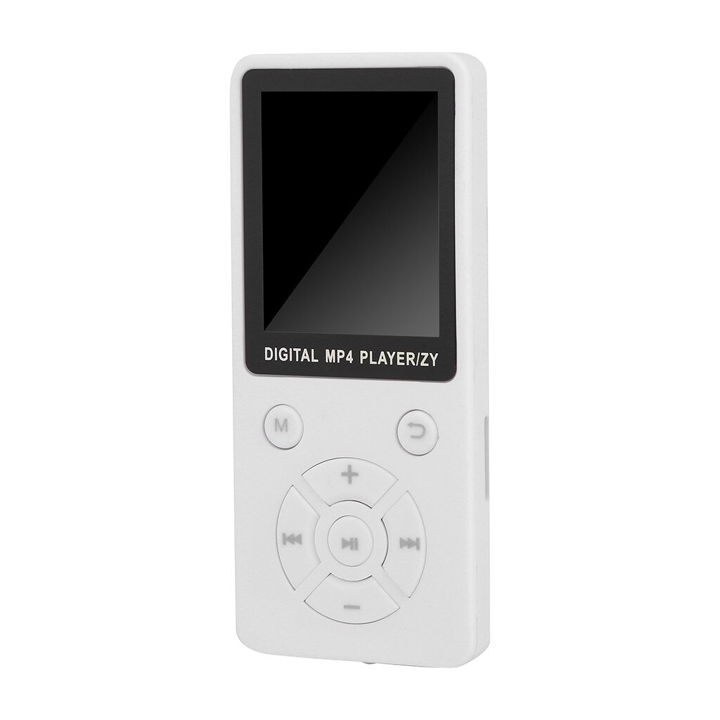Portable bluetooth MP3 Player Colour Screen FM Radio Video Games Movie Walkman With Radio Fm Recording 13 Languages#T2: White