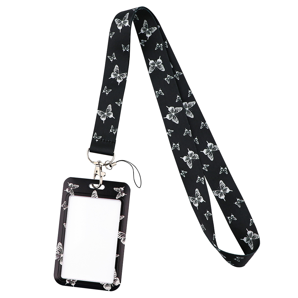 CB1194 Smycze motylkowe Brelok do kluczy DIY Paski do telefonów komórkowych Uchwyt na identyfikator USB Brelok do kluczy Wisząca lina Akcesoria do telefonów